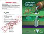 thru-hole soldering evaluation from IPC DEMO ONLY Version