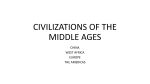 CIVILIZATIONS OF THE MIDDLE AGES