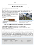 Aztec Inca DBQ 2020