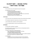 Chapter 1 - Scientific Method Notes
