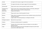 Microbes List of Terms Introduction