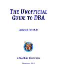 unofficial guide to dba