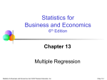 Ch 13 multiple regression