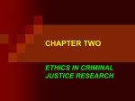 ethics criminal justice