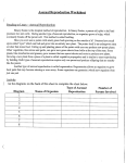 3   Asexual Reproduction Reading Worksheet