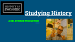 Student Chap 1 sec 1- Studying History