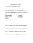 Monetary and Fiscal Policy Worksheet 4