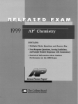 AP Chem 1999 Exam