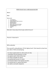 KS4 Self assessment form 