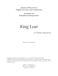 king lear ap teaching unit