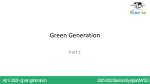Green Generation Part 1