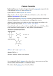 Organic chemistry: hydrocarbons