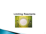 limiting reactants 