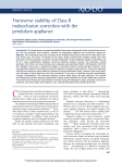 Alessio, Rodrigues, Gregorio - Transverse stability of Class II malocclusion correction with the pendulum appliance