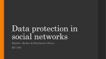 Data protection in social media