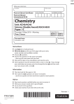 June 2016 QP - Paper 1C Edexcel Chemistry IGCSE