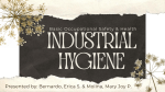 Group 9- Industrial Hygiene Report