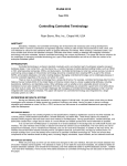 Controlling Controlled Terminology
