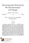 Internationale Zeitschrift für Psychoanalyse und Imago XXVI 1941 Heft 2