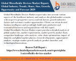 Microfluidic Devices Market Evaluation With Focus On development & Trends 2022-2032