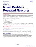 Mixed Models-Repeated Measures