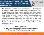 Middle East and Africa Instrument Cluster Market Pdf-