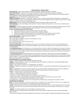 Disease Detectives Science Olympiad Reference Sheet