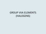 GROUP VII ELEMENTS