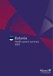 Эстония. Краткий обзор системы здравоохранения