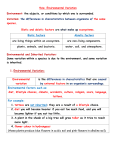 9Aa.Environmental Variation-Summary Notes